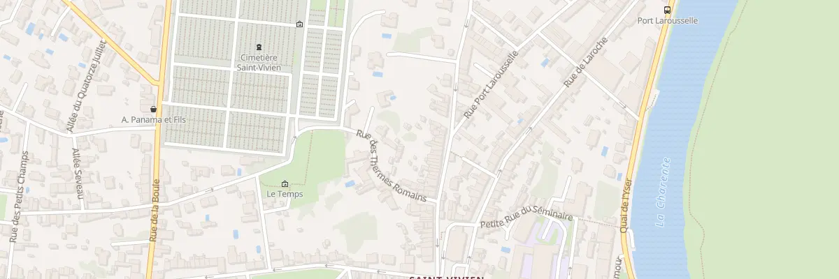 Plan du 99 Rue Daniel Massiou à Saintes