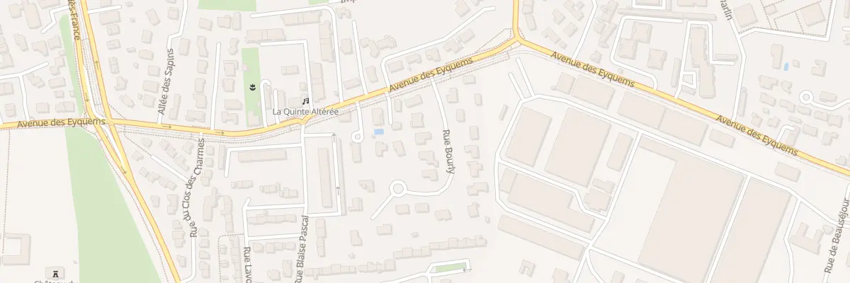 Plan du 5 Rue Bourly à Mérignac
