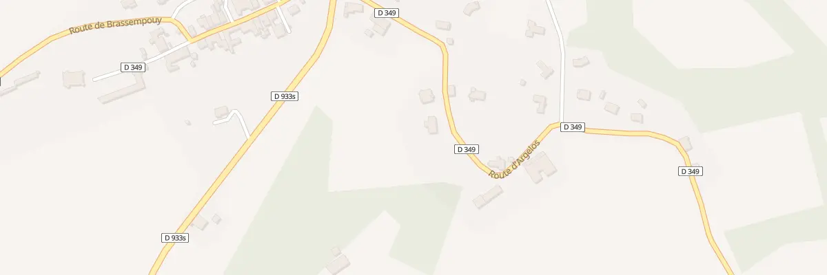 Plan du 220 Rte d’Argelos à Momuy