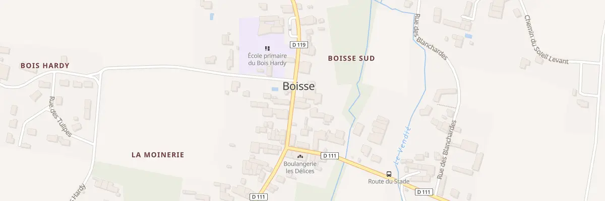 Plan du 8 Rte de Mauzé à Marsais