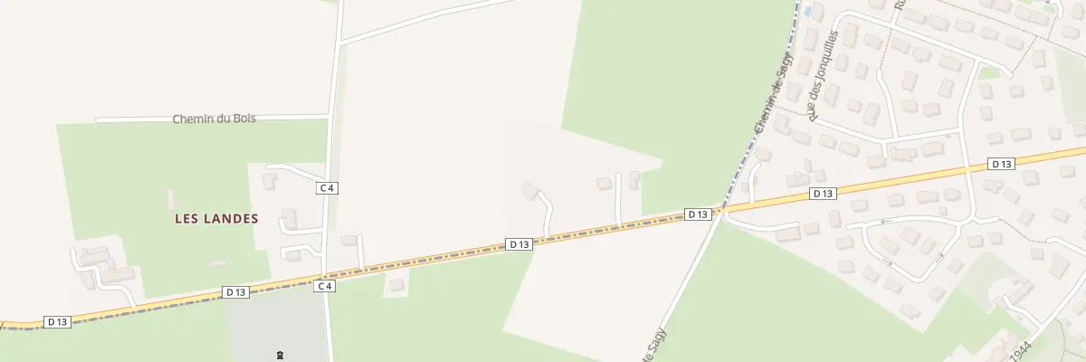 Plan du 4 Rte de Balleroy à Bucéels