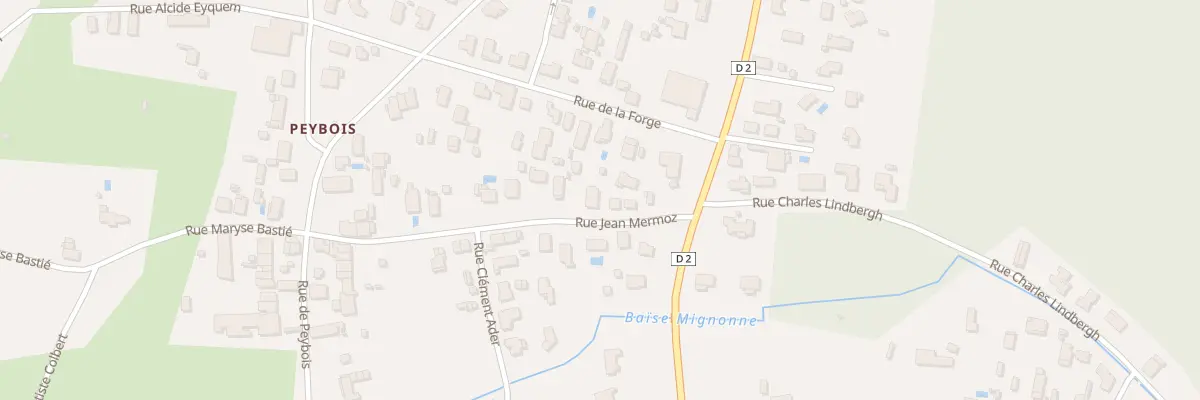 Plan du 7A Rue Jean Mermoz à Blanquefort