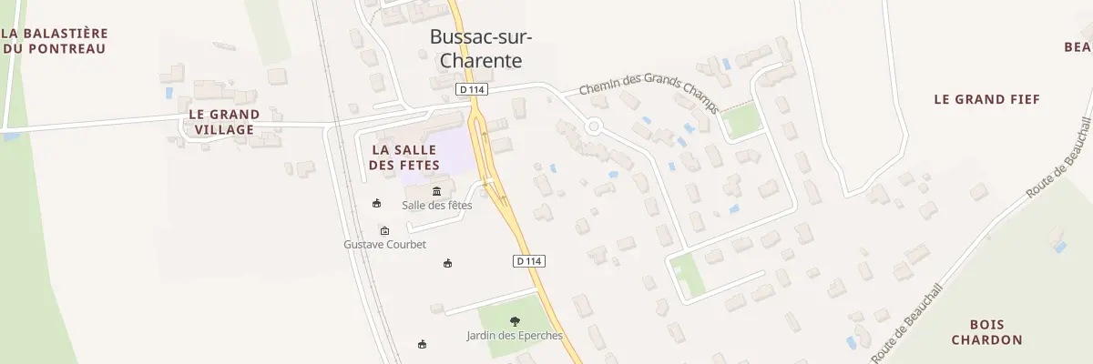 Plan du 126 Rte du Val de Charente à Bussac-sur-Charente
