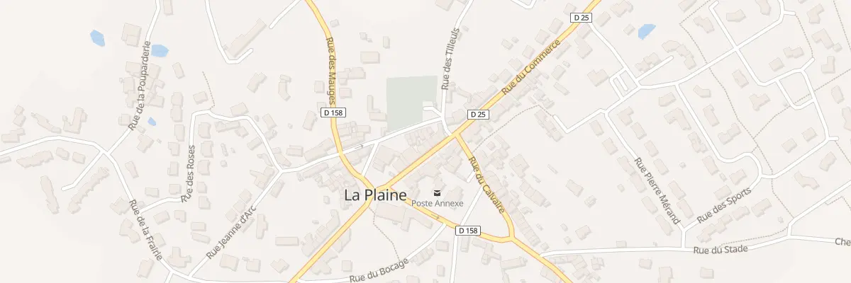 Plan du 40 Rue du Commerce à La Plaine