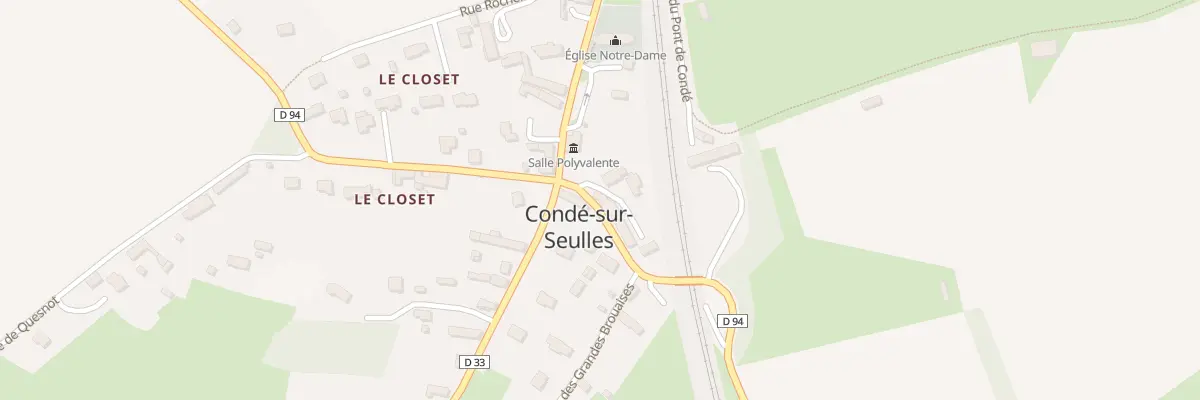 Plan du 5031 Le Bourg à Condé-sur-Seulles