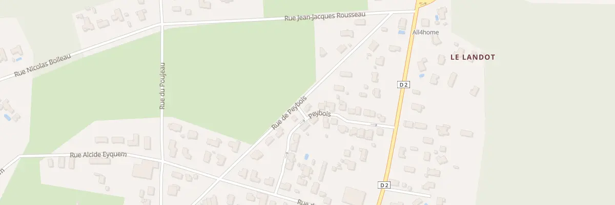 Plan du 111A Rue de Peybois à Blanquefort