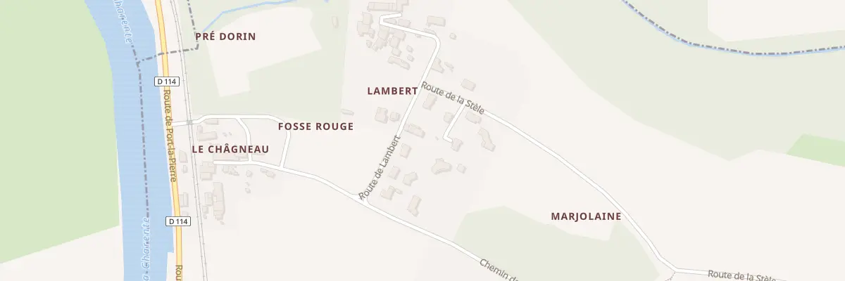 Plan du 5114 Rte de Lambert à Saint-Vaize