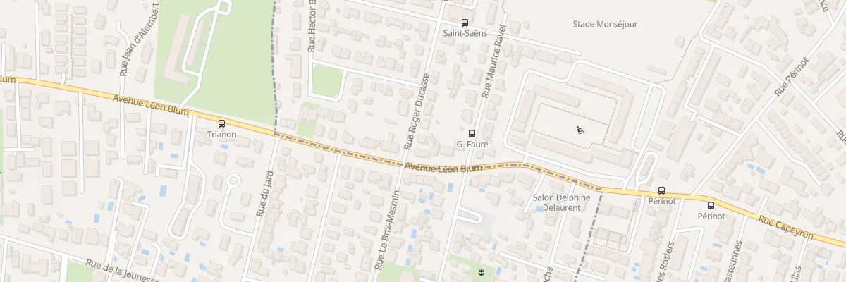 Plan du 18 Rue Roger Ducasse à Bordeaux