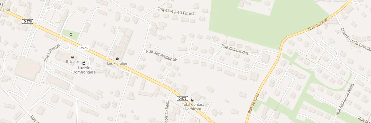 Plan du 2B Rue des Andaines à Domfront en Poiraie