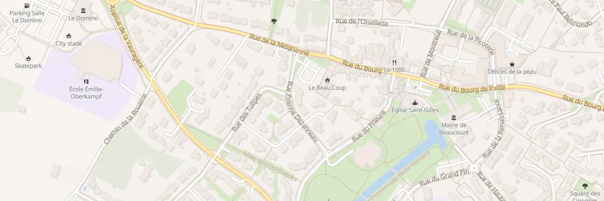 Plan du 8 Rue Étienne Dezanneau à Beaucouzé