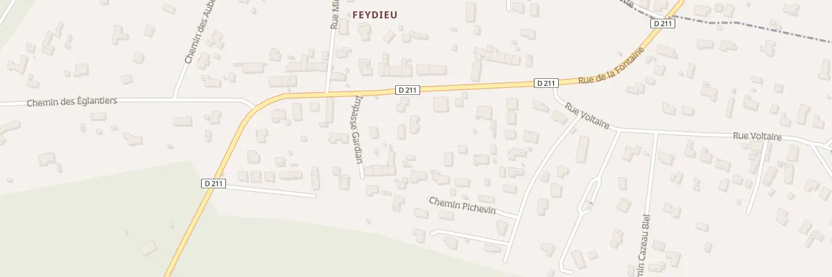 Plan du 206 Rue de la Fontaine au Pian-Médoc