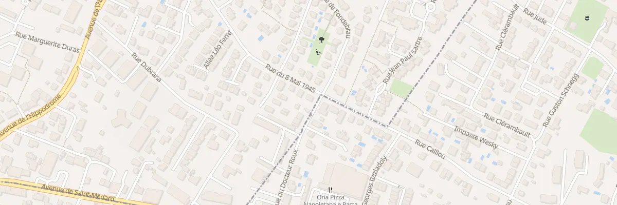 Plan du 38 Rue du Huit Mai 1945 à Eysines