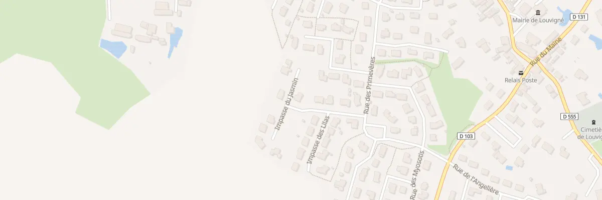 Plan du 20 Imp du Jasmin à Louvigné
