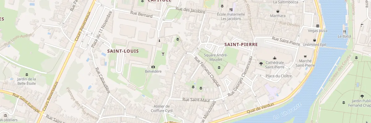 Plan du 32 Rue Charles Dangibeaud à Saintes