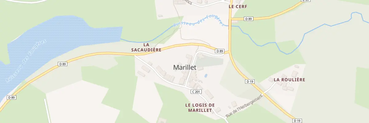 Plan du 6 Rue de l’église à Marillet