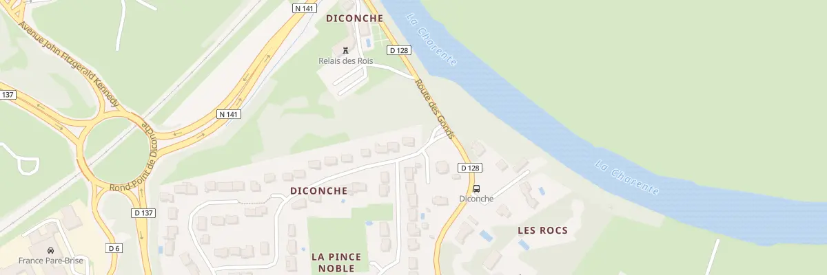 Plan du 2 Rue de la Combe du Moulin à Saintes