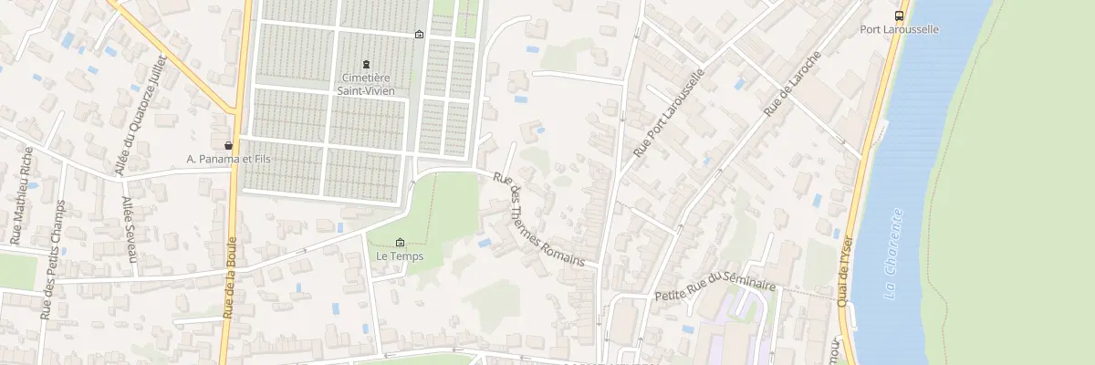 Plan du 97 Rue Daniel Massiou à Saintes