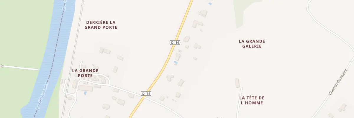 Plan du 276 Rte du Val de Charente à Bussac-sur-Charente