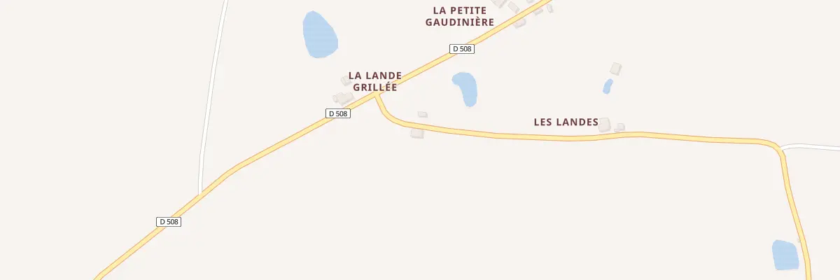 Plan du 2 La Petite Gaudiniere à Martigné-sur-Mayenne