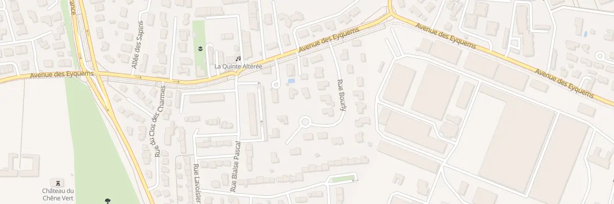 Plan du 11 Rue Bourly à Mérignac