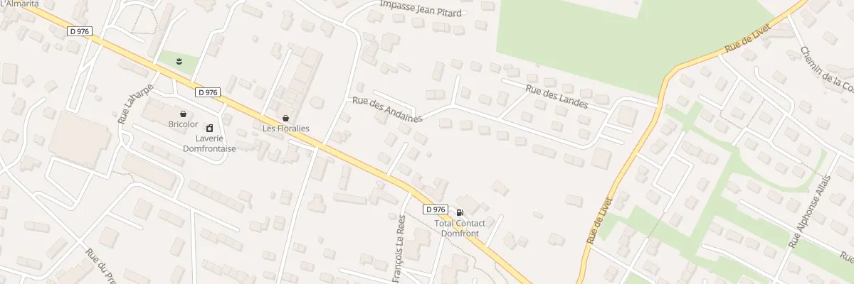 Plan du 99 Rue du Maréchal Foch à Domfront en Poiraie