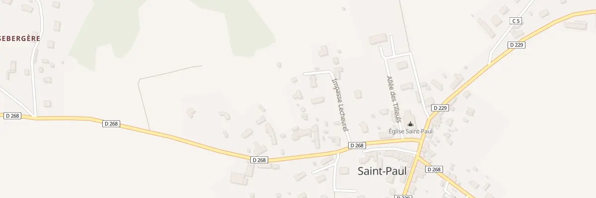 Plan du 12 Imp Lechevrel à Saint-Paul