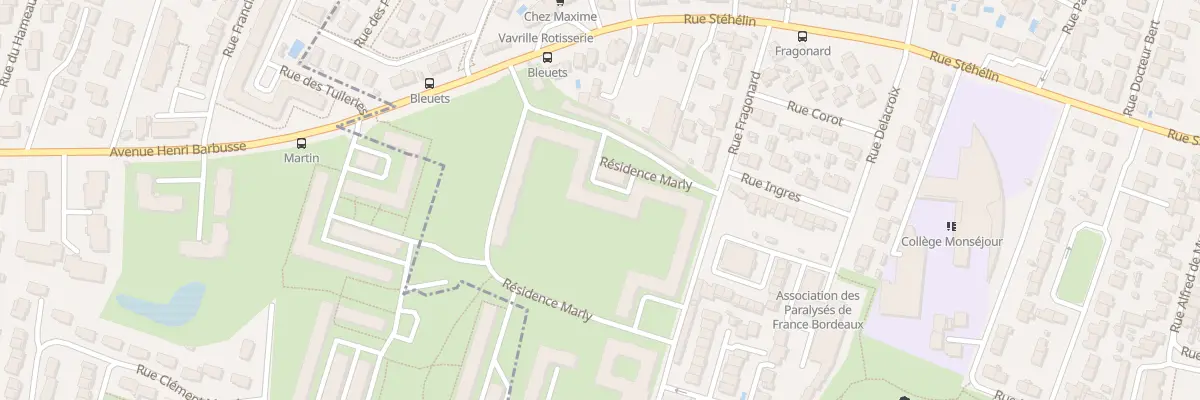 Plan du 178 Rue Stéhélin à Bordeaux
