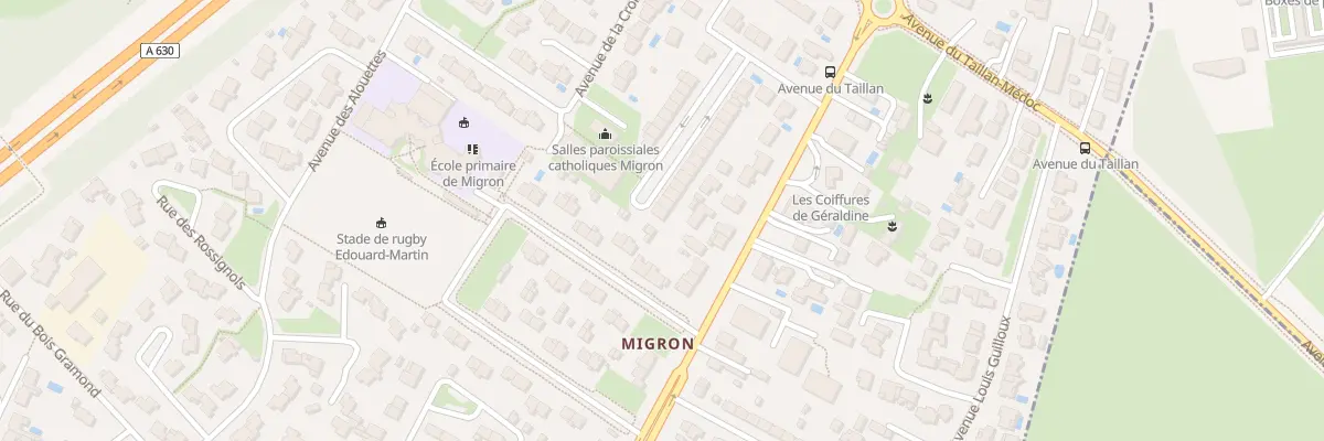 Plan du 17 Rue Hermitage de l’Hippodrome à Eysines