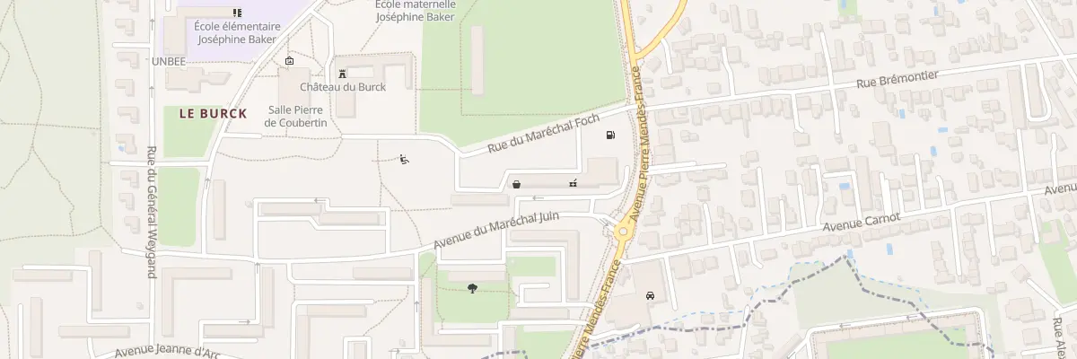 Plan du 4 Av du Marechal Foch à Mérignac