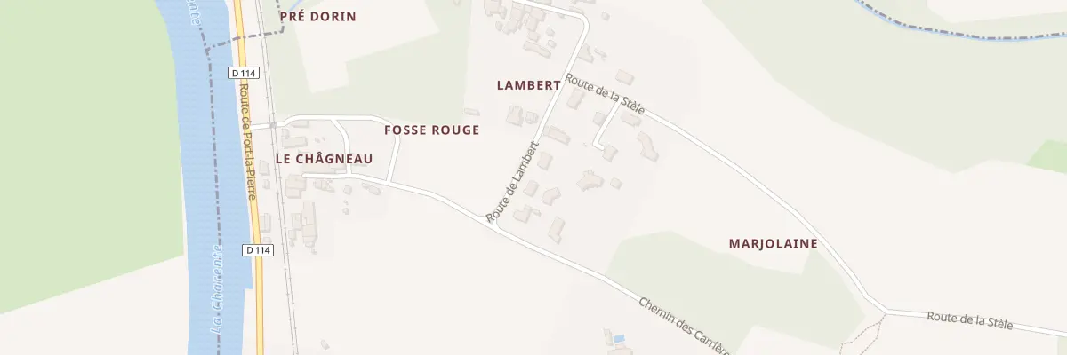 Plan du 6 Rte de Lambert à Saint-Vaize