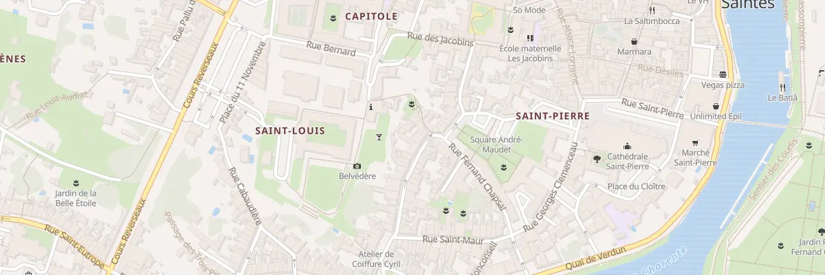 Plan du 29 Rue Charles Dangibeaud à Saintes