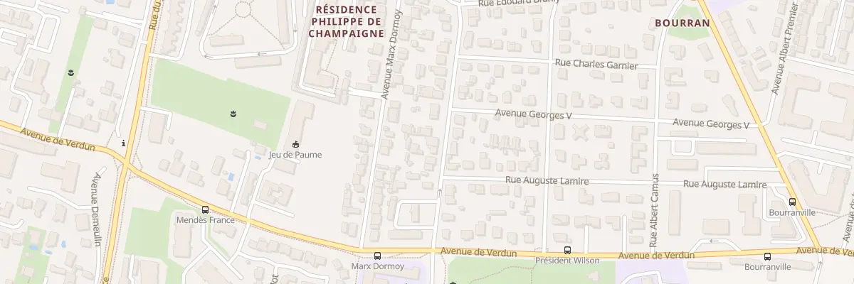 Plan du 12 Rue Robert Ballion à Mérignac