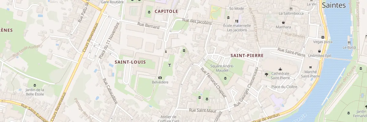 Plan du 31 Rue Charles Dangibeaud à Saintes