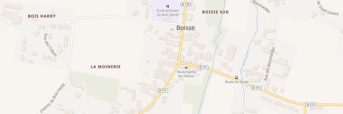 Plan du 3 Rte de Mauzé à Marsais