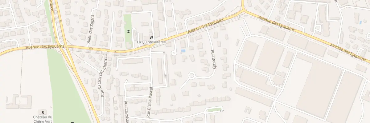 Plan du 13 Rue Bourly à Mérignac