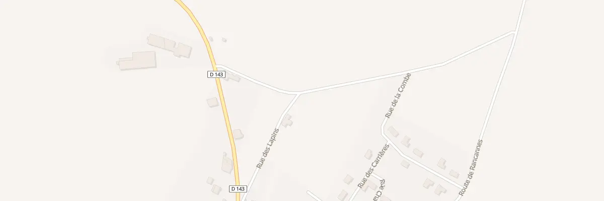 Plan du 10 Rue des Lapins à Champagnolles
