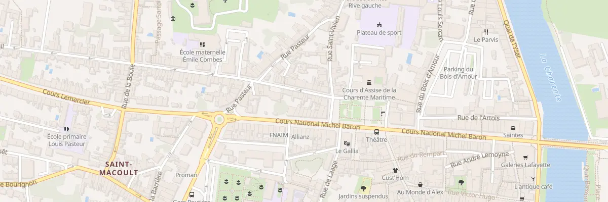 Plan du 5T Rue du Général Sarrail à Saintes
