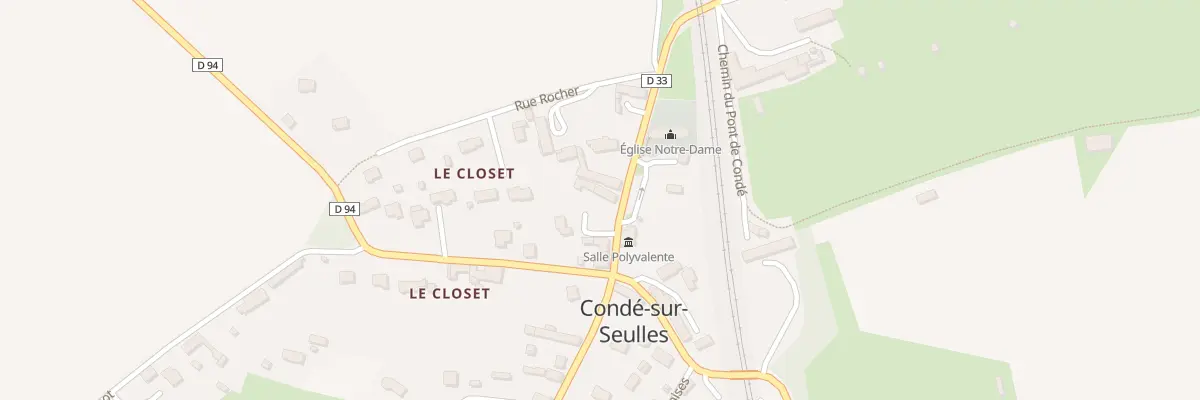 Plan du 5089 Le Bourg à Condé-sur-Seulles