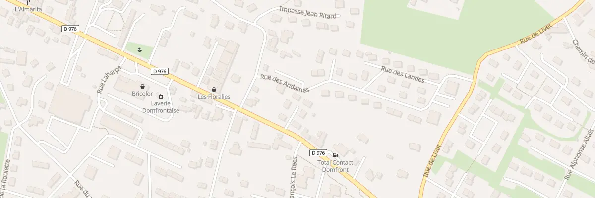 Plan du 97 Rue du Maréchal Foch à Domfront en Poiraie