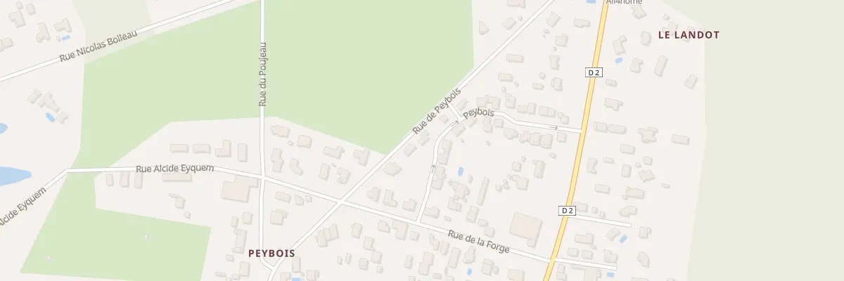 Plan du 21 Rue Maryse Hilsz à Blanquefort
