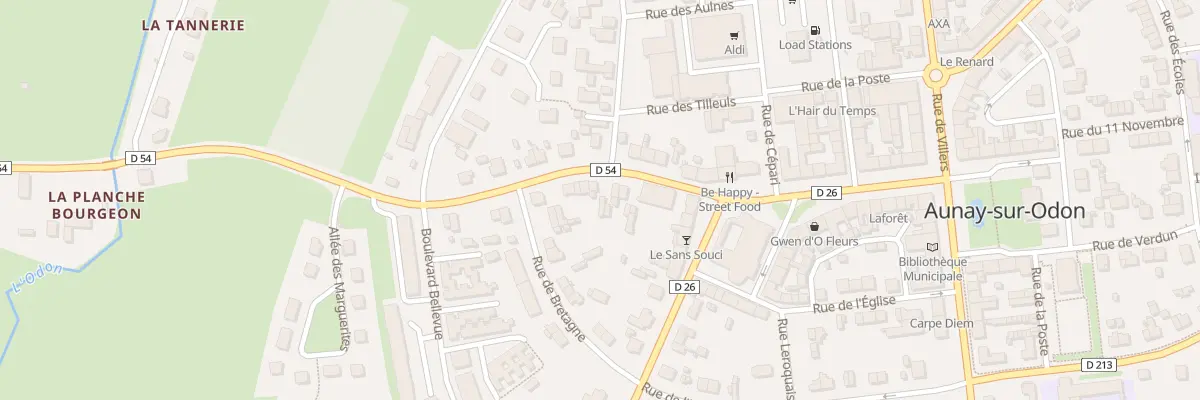 Plan du 7 Rue de la Gare - Aunay Odon aux Monts d’Aunay