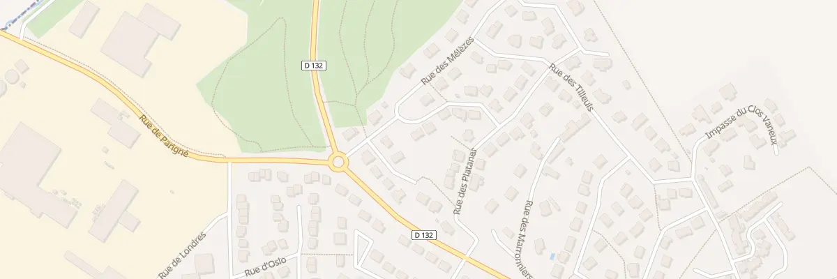 Plan du 16 Rue des Ormes à Mayenne