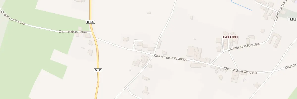 Plan du 22 Che de la Palanque à Fours