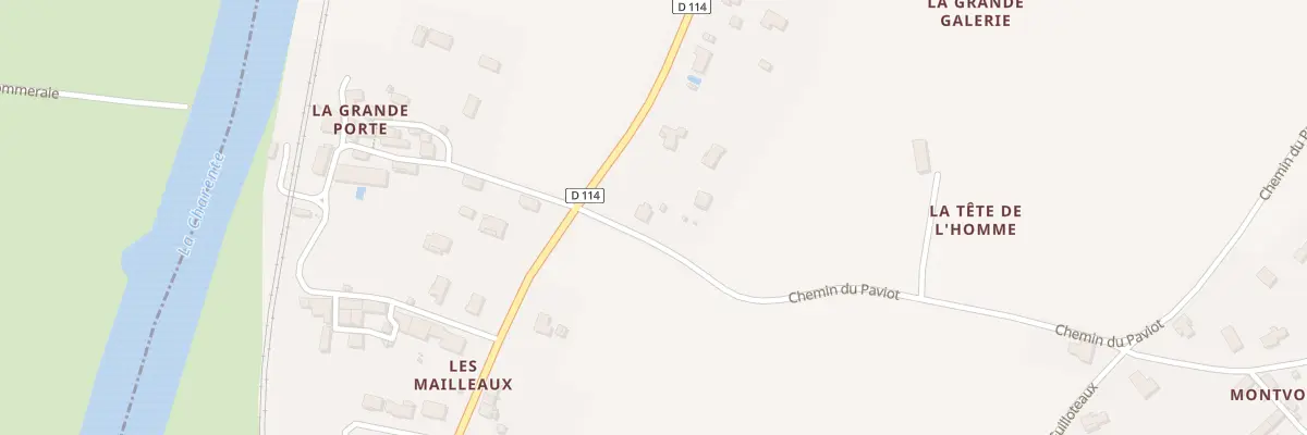 Plan du 1 Che du Paviot à Bussac-sur-Charente