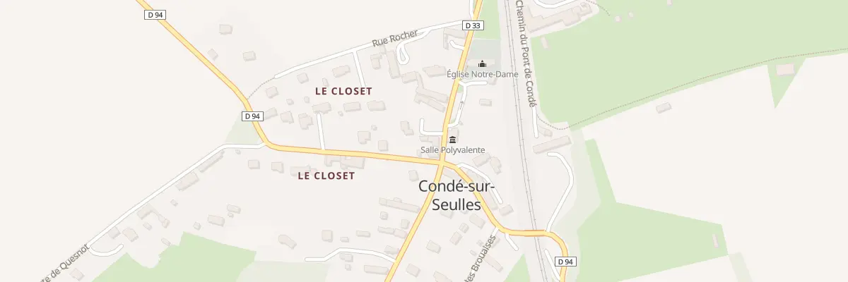 Plan du 1 Rte de Nonant à Condé-sur-Seulles