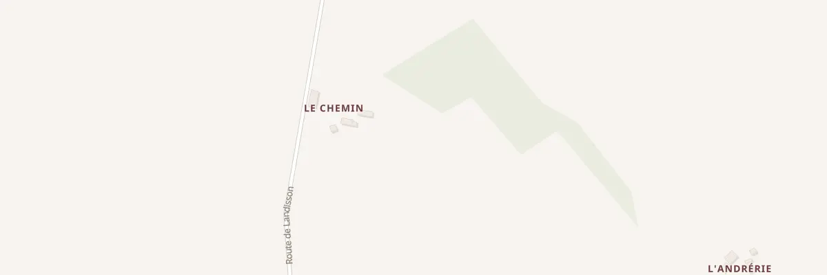 Plan du 1 Rte de Landisson à Ceaucé