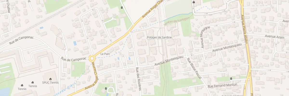 Plan du 3 All Jorge Semprùn à Pessac