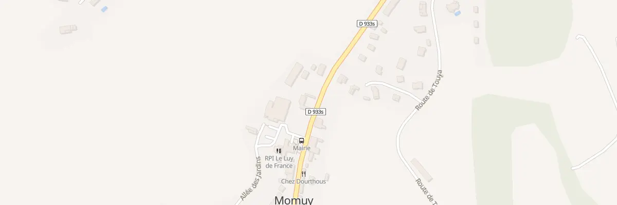 Plan du 67 Rte de Hagetmau à Momuy