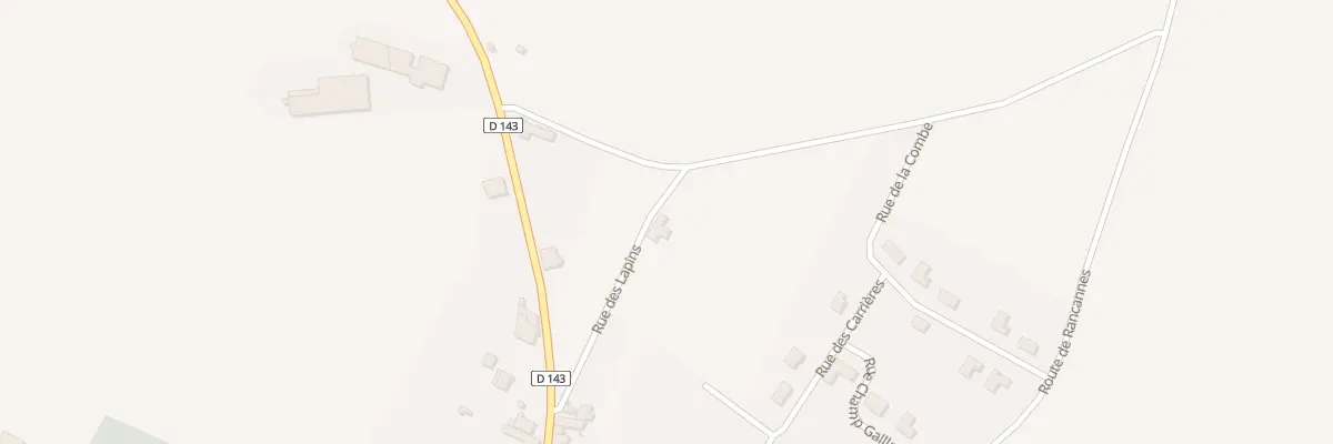 Plan du 6 Rue des Lapins à Champagnolles