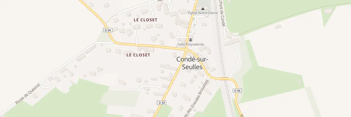 Plan du 2 Rte de Juaye Mondaye à Condé-sur-Seulles